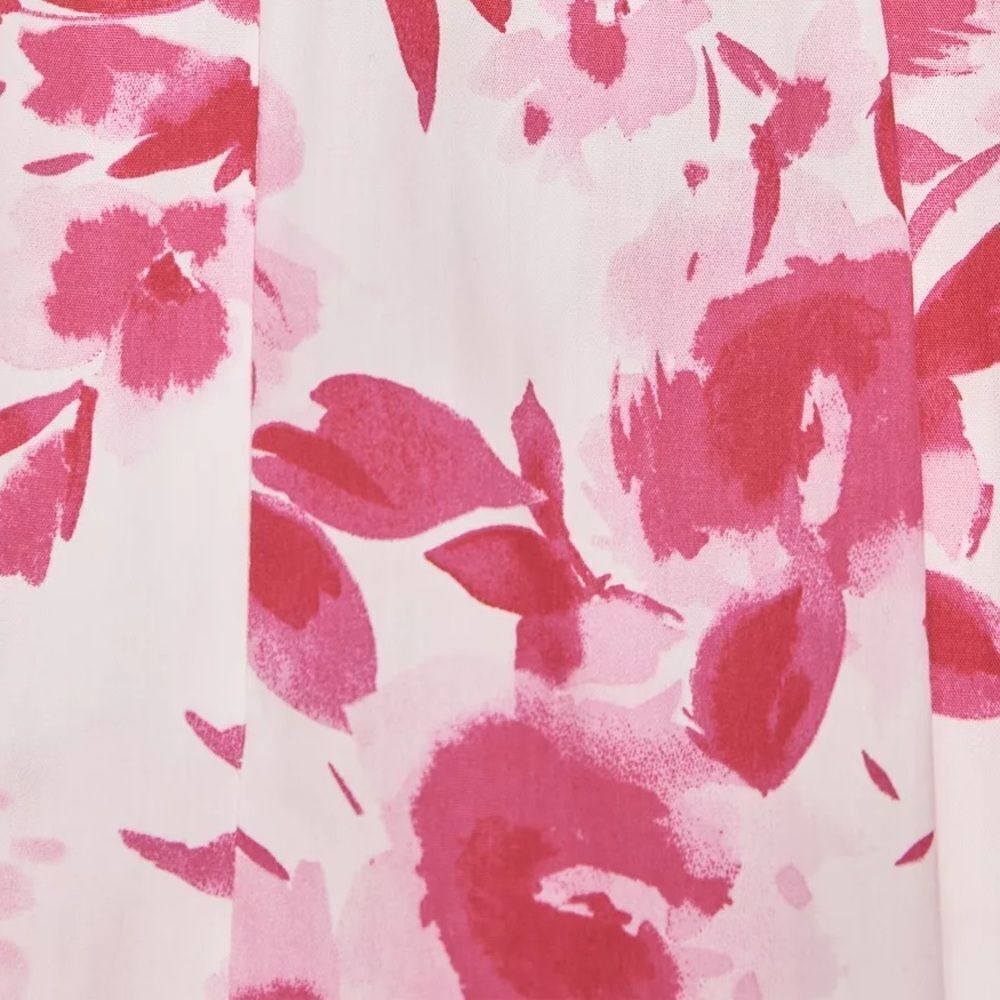 ZARA MIDI POPLIN A-LINE SKIRT POCKETS - Picture 7 of 7